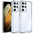 Samsung Galaxy S21 Ultra 5G Back Cover Transparent Extra Bumper Anti Shock Soft Crystal Clear Case For Samsung Galaxy S21 Ultra 5G. 