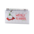 Cute Daily Planner Weekly Day Plan Time Organizer Stuff Notebook Spiral Agenda. 