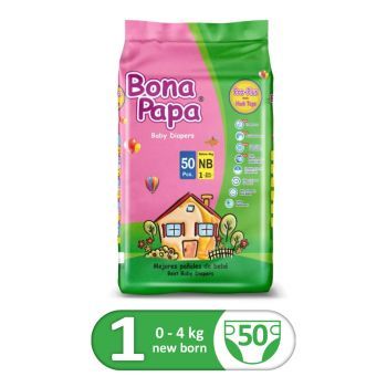 BONA PAPA Zero Size Baby Diaper (50 Pcs) Diapers Plus