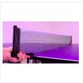 Safdar Mart- Professional Table Tennis Ping Pong Net Post Set Strength Screw Clamp with Net Clip Insert, 1.5 Inch Width Grip Holder, Tension and Height Adjustable Easy Set Up, Table Tennis Net and Post Set - Portable and Easy Setup 72" Regulation Size. 