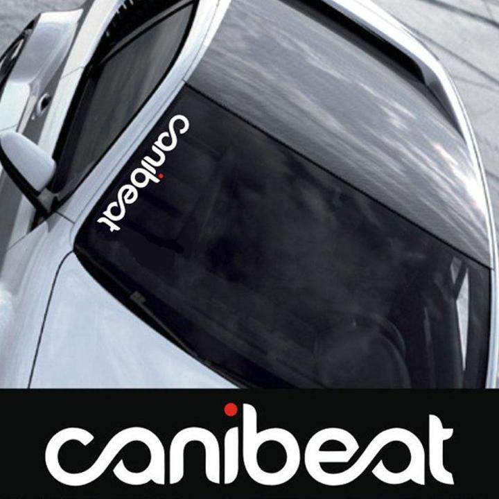 CANIBEAT Hellaflush Graphic Front Windshield Decal Vinyl Car Sport Sticker