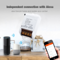 30A WiFi Smart Relay Switch – Heavy-Duty Remote Control Module for Geyser, Motor, AC, Oven & High-Power Appliances | Tuya SmartLife App & Voice Control with Alexa & Google Home | Durable, Energy-Saving, and Safe Automation for Home & Business. 