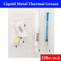 Hickeys Miees Excellent 128w/mk Liquid metal heat conduction paste For CPU GPU Graphics card cpu laptop heat dissipation liquid Thermal grease. 