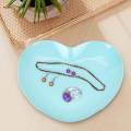 Heart Shape Jewelry Storage Tray Rings Earrings Necklaces Organizer Metal. 