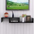 Wall Shelf Floating Shelf Wall-mounted TV Cabinet Set Top Box Router Projector Game Equipment Storage Shelf TV Stand. 
