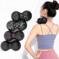 Yoga Massage Roller Ball Peanut Double Lacrosse Spiky Ball Myofascial Balls For Plantar Fasciitis Mobility Back Foot Pain R C5D6. 