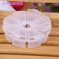 Amamia Box Round Shape Grid Slots Box. 