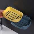 Double Layer Soap Rack Self Adhesive Soap Holder Wall Mounted Soap Sponge Dish Bathroom Storage Soap Dishes Tray Holder. 