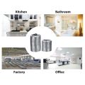 2X 4Inch Ventilator Pipe 100mm Pvc Aluminum Tube Air Ventilation Pipe Hose Flexible Duct 3/2M Air System Vent Bathroom. 