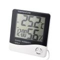 HTC-2 Digital Thermometer Hygrometer Weather Station Temperature Humidity Meter Clock Wall Indoor Outdoor Sensor Probe LCD. 