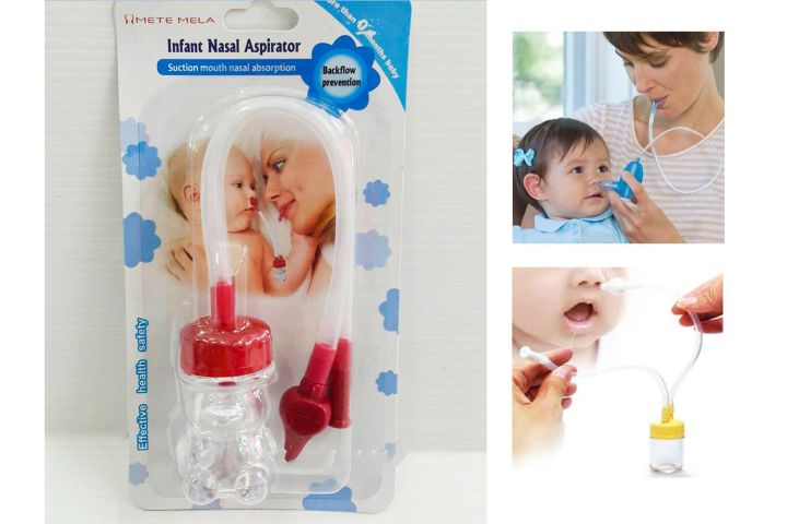 Baby Nasal Aspirator Nose Cleaner Suction Protection Tool Baby Mouth Suctionn Aspirator Type Health Care Device