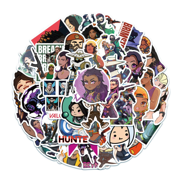 10/50pcs%20Hot%20Game%20Valorant%20Lable%20Stickers%20For%20Refrigerator%20Car%20Helmet%20DIY%20Box%20Bicycle%20Guitar%20Decal%20Notebook%20CaseTrunk%20Graffiti%20-%20Image%202