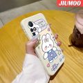 JIUMOO For Infinix Zero X Pro Zero 5G Zero 20 Case Cartoon Cute Rabbit Pattern Aesthetic Thin New Design Phone Case Square Edge Protection Softcase Silicone Casing Cover Shockproof Cases. 