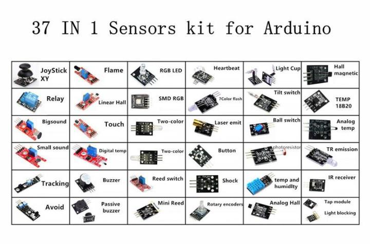 37 in 1 Pack Set For Arduino