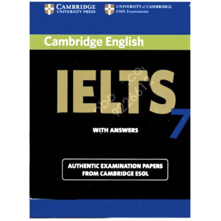 IELTS BOOK 7 Cambridge English Book Cambridge University