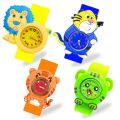 Cartoon Panda Lion Tiger Children Watch Baby Look Time Toy 1-15 Years Old Kids Watches Cute Dinosaur Boys Girls Child Slap Watch. 