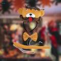 Kids Animals Costume Set Headdress for New Year Stage Performance Holiday Brown Coffee. 