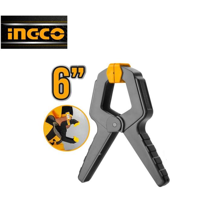 INGCO Spring Clamp 6" Nylon Spring Clamp Backdrop Clip HQSC0206 ⭐⭐⭐⭐⭐