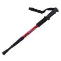 Pack Of 2 - Straight handle Trekkiing Poles Walking Sticks for Hikiing - Red. 