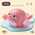 【HOT】 Baby Bathing Toy Children Dolphin Turtle Water Spray Sprinkler Bathroom Sprinkling Shower Toy Kids Swimming Water Clockwork Toys. 