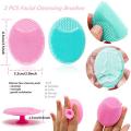 Set of 4 Facial Applicator Brushes for Applying Facial Mask, Soft Silicone Facial Cleansing Brush Pad Cosmetic Scrapers.. 
