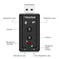 EXTERNAL USB AUDIO SOUND CARD ADAPTER VIRTUAL 7.1 CHANNEL USB 2.0 MIC SPEAKER AUDIO MICROPHONE 3.5MM JACK CONVERTER FOR PC , External USB 2.0 Virtual 7.1 Channel Audio Splitter Sound Card Adapter for PC/Laptop. 