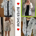 Mickey Mouse Blouse Ladies Long Sleeve Women Shirt Beach Shirts Kawaii Cartoon Summer Disney Clothes Cover-Up Top Casual. 