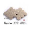 2-32PCS Self Adhesive Mat Table Chair Round Furniture Leg Pads Protector Feet Floor Square Slip Mats Bumper Home Hardware. 