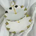 Unique Ceramic Cake Set - 3 tier Cake Stand for Dining. 