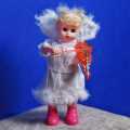 Baby Angel Guitar Doll Swing Style Light and Music Battery Operated. 