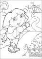 Dora the Explorer Coloring Book For Coloring & Painting For Kids. 