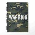 Army Warrior Printed University Notebooks Personalized Customized Spiral Notebook by Favourite Plus. 
