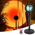 Remote Control Sunset Lamp Projector 16 Colors Changing RGB | Mobile Photography Backgrounds Accessories Lighting Kit Wallpaper. 