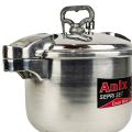 Heavy Duty Pressure Cooker with Silver Handles – 9, 11, 13 Liters | Triple Safety Valves | 100% Original Aluminum | Mirror Polish Finish | Durable & Efficient for Fast Cooking. 