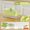 Press Type Ice Cube Mould with Lid Silicone Ice Cube Mold Square  Ice Cube Maker Tray Kitchen Accessories.. 
