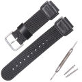 【ETOP】18mm Cloth/Leather Nylon Strap Suitable for Casio AE1200 AE1000 PRG-270 MRW-200H AEQ-110W AQ-S810 Men's Watch band Accessories. 