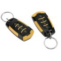Car central lock keyless entry kit-1 x controller
2 x remote control
1 x Wiring kit
1 x LED indicator-black. 
