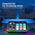 MAONO Gaming Audio Mixer, Audio Interface with Pro-preamp, RGB, Bluetooth, 48V Phantom Power for Live Streaming, Podcasting, Content Create, Gaming MaonoCaster G1 NEO (BLACK). 