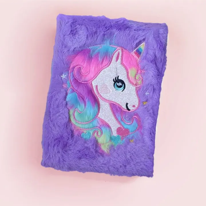 CUTE%20DIARY,%20PLUSH%20FURRY%20NOTEBOOK%20DIARY,%20UNICORN%20DIARY%20-%20Image%209