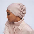 Adjustable Satin Lined Turban Cap Elastic Bottoming Cap Under Scarf Silk Underscarf Cap Hijab. 