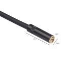 OYPFXMI- 2 Pcs 0.3M Wire 3 Pin XLR Stereo Audio Adapter Microphone Adapter Cable, 1 Pcs Female to 3.5Mm Trs 1/8 Inch Female & 1 Pcs Male to 3.5Mm Female. 