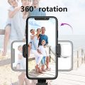 Q07 BLUETOOTH INTEGRATED SELFIE STICK STABLE SHOOTING REMOTE BLUETOOTH CONTROL AND DESK STAND 3 IN 1 FUNCTION WITH LED SELFIE LIGHT. 