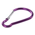Large D Shaped Aluminum Carabiner Bi-colored Clip Hook. 
