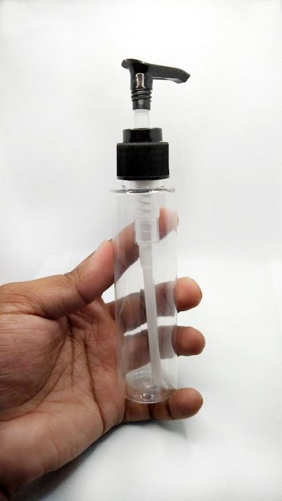 Empty%20Plastic%20Pump%20Bottles%20Transparent%20Bottle%20with%20Black%20Pump%20100ml%20Travel%20Size%20Lotion%20Pump%20Bottle%20for%20Oil%20/%20Hair%20Oil%20Empty%20Bottle%20Pump%20Refillable%20Bottle%20for%20Shampoo,%20Hand%20Wash,%20Lotion%20and%20Cosmetic%20Bottles%20etc.%20-%20Image%208