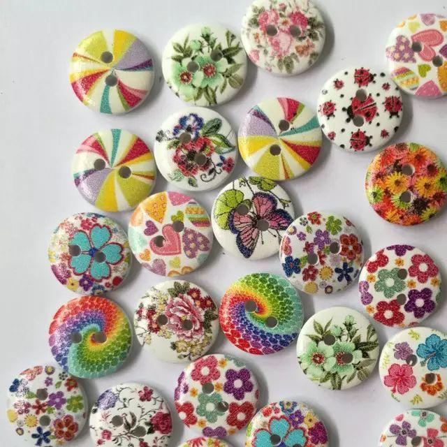 10Pcs%202%20Holes%20Plastic%20Buttons%20Craft%20Handmake%20Scrapbooking%20Sewing%20Clothing%20Accessories%2015mm%20Buttons%20Flower%20Painted%20Sewing%20Crafts-KS%20-%20Image%203