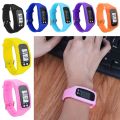 convenient Fitness Tracker Wrist Watch Pedometer Sports Step Count LCD Display Smart Bracelet Waterproof Silicone Exercise Pedometer Adult Kid Sport Supplies. 