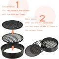 3Pack Sifting Pan Outdoor Gold Panning Soil Sifter Garden Sieve Mesh Garden Mini Sifting Pan Soil Sand Sieve for Outdoor. 