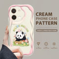 YYDS for Vivo Y28 4G Back Cover Cute Panda Case Soft Texture Wavy Edge Silicone Mobile Cover. 
