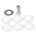 1set 2 3 Tier Cake Plate Stand avy Metal Center Handle Fitting Hardware Rod Shape:Ornate Victoriana Color:Silver  Amount:1 Sets. 