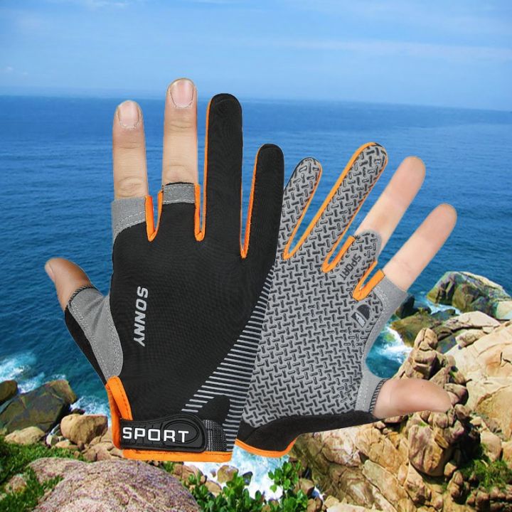 [HOT] Fishing Catching Gloves Protect Hand Professional Release Anti-Slip Fish Gloves Men Women Outdoor Fishing Gloves Apparel